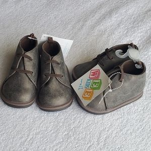 Wee Kids Walk Grey Toddler Booties
